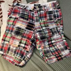 BEAMS パッチワーク ショートパンツ Mサイズのサムネイル