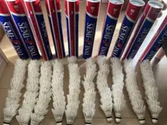 ヨネックス等バドミントンシャトル120個　ノック、バッティング練習用