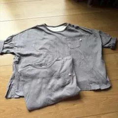 テータテート　やわらか素材　オーバーTシャツ　95 2枚セット　双子