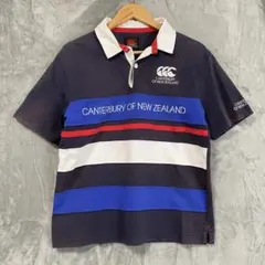 【L1878】 Canterbury 半袖ポロシャツ サイズM ネイビーのサムネイル