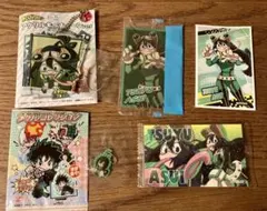 ヒロアカ 蛙吹梅雨 アクリルキーチェーン ウエハース シール カード