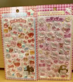 【国内正規品】ボンボンドロップシール サンリオ ハローキティ ピンク/赤