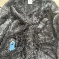 【希少・試着のみ】 GU パペットスンスン オーバーサイズカーディガン M 黒