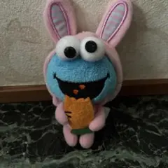 USJ限定 セサミストリート モッピー うさぎ マスコット キーホルダー