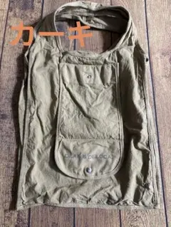 DEAN&DELUCA コーヒー染めショッピングバッグ　カーキ