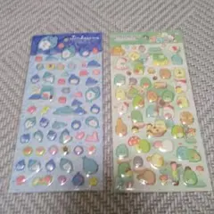 すみっコぐらし じんべえさん ぷくぷくシール 2シートセット