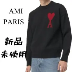 【AMI PARIS】ロゴ メリノウール フェルト セーター　新品未使用