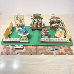 シルバニアファミリー　ガーデン　箱あり　ガーデニング　お庭　小物　まとめ売り