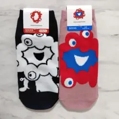 【新品】 ミャクミャク　レディース 靴下 　約23〜25cm　２足セット