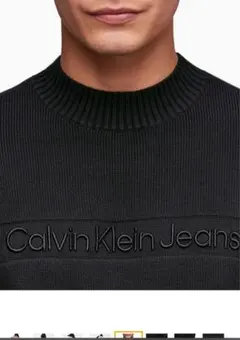 Calvin Klein インスタティーチュート ハイネックセーター ブラック