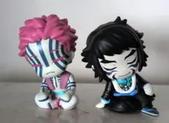 鬼滅の刃 肩ズン 猗窩座&獪岳2体セット フィギュア ガチャ