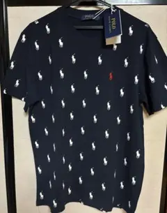 ラルフローレンTシャツマルチ柄ネイビー