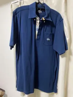 Stussy ネイビー ポロシャツ　XLのサムネイル