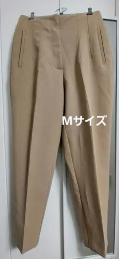 ZARA　ハイウエストパンツ　ベージュ　M