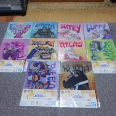 ワンピース　一番くじ　思い描く未来　i賞　クリアファイル&ステッカーセット10個