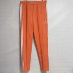 美品 アディダスオリジナルス トラックパンツ オレンジ M S-102