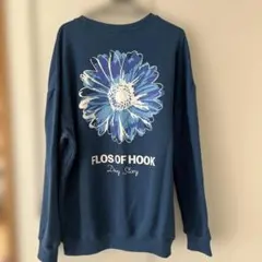 FLOS OF HOOK 花柄スウェットXL