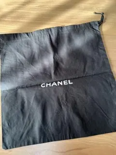 CHANEL ブラック ドローストリングバッグ