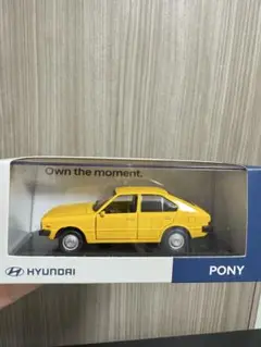 HYUNDAI PONY 1:38スケール ミニカー