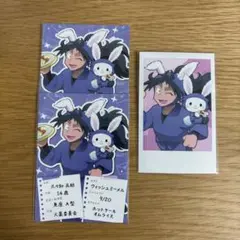 忍たまサンリオ 推しパシャおしながき風カード 土井半助 山田利吉