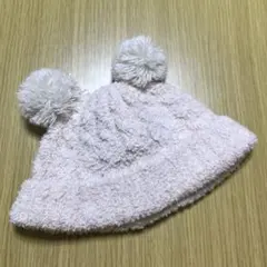 ベビー帽子　冬　くま耳　50cm
