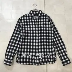 URBAN RESEARCH DOORS シャツ ギンガムチェック柄 38サイズ