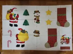 LECIEN クリスマス パネル生地 ハギレ 布