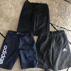 adidas、ユニクロ　短パン3枚　110.120