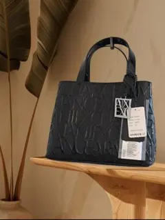 Armani Exchange ハンドバッグ 中型 ブラック ショルダーバッグ