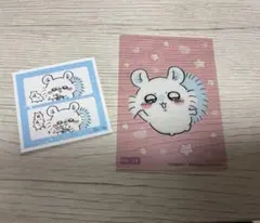 ちいかわ　モモンガ　クリアカード ステッカー