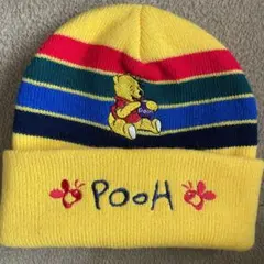 ニット帽　キッズ　くまのプーさん