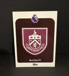 topps 2025-26 バーンリー Burnley チームバッジ ロゴ