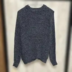 CAMBIO ダークグレー ニットセーター M