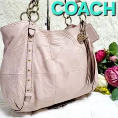 希少 COACH レザートートバッグ A4 ステッチロゴ　ショルダー16234