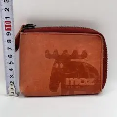 moz オレンジレザーコインケース