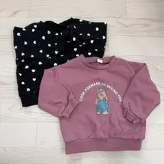 子供服 ロンT トレーナー 2枚まとめ売り100サイズ