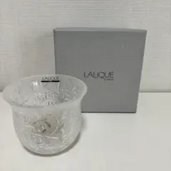 未使用品 LALIQUE クリスタル サンニコラス 小物入れ 灰皿 ラリック