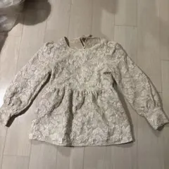 Rose Farm ボリューム長袖トップス　花柄