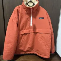 JAVAコラボ リバーシブルハーフジップ ナイロンボアブルゾン