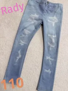 ちび Rady ダメージ加工 レギンス パンツ 110のサムネイル