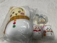 ⭐︎３日までSALE⭐︎ちいかわ 雪だるま ぬいぐるみ セットのサムネイル