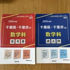 千葉県・千葉市の数学科 参考書と過去問 セット　教員採用試験