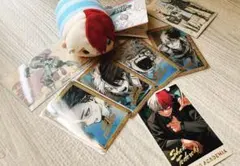 ヒロアカ原画展　轟焦凍 ぬいぐるみとカードセット