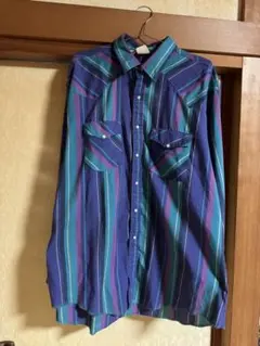 WESTERN FRONTIER 長袖シャツ XL/EG マルチカラー