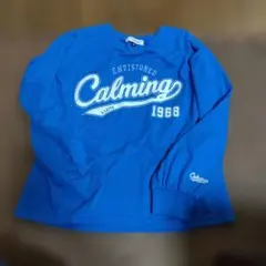 Pink Latte 青 長袖カットソー M 150