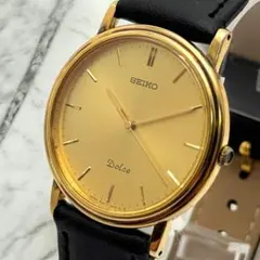 SEIKO ドルチェ メンズ 腕時計 クォーツ 稼働 80年代 新品電池 426