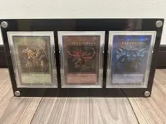 遊戯王 三幻神25thシークレット　英語版　LC01 ローダー付　神のカード
