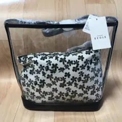 トプカピ EFOLE フェイクレザー×PVC ワンショルダー バッグ