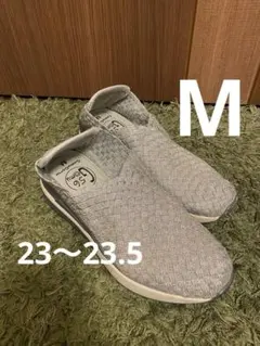 Gomu Gomu　ゴムゴム　Mサイズ　シルバーカラー　厚底スリッポン