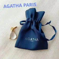 【未使用 AGATHA PARIS】ドロップ型 チャーム ゴールド 1.5×2㌢のサムネイル